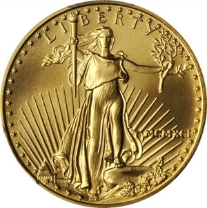 image for: 1991 Half-Ounce Gold Eagle. MS-69 (PCGS).