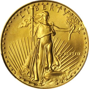 image for: 1989 Half-Ounce Gold Eagle. MS-69 (PCGS).