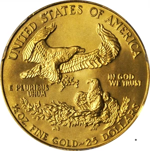 image for: 1989 Half-Ounce Gold Eagle. MS-69 (PCGS).