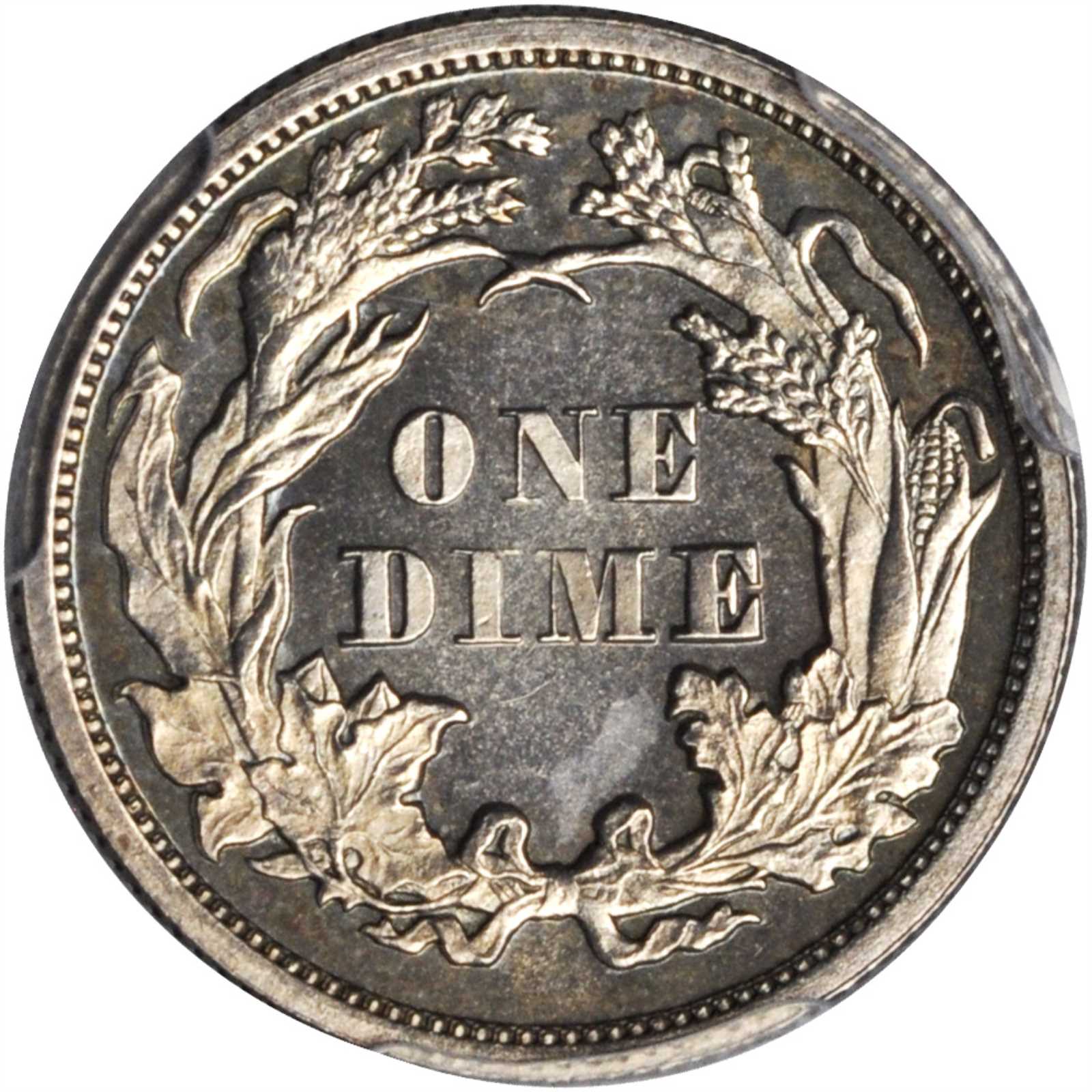 image for: 1873 Liberty Seated Dime. Arrows. Proof-64 (PCGS).