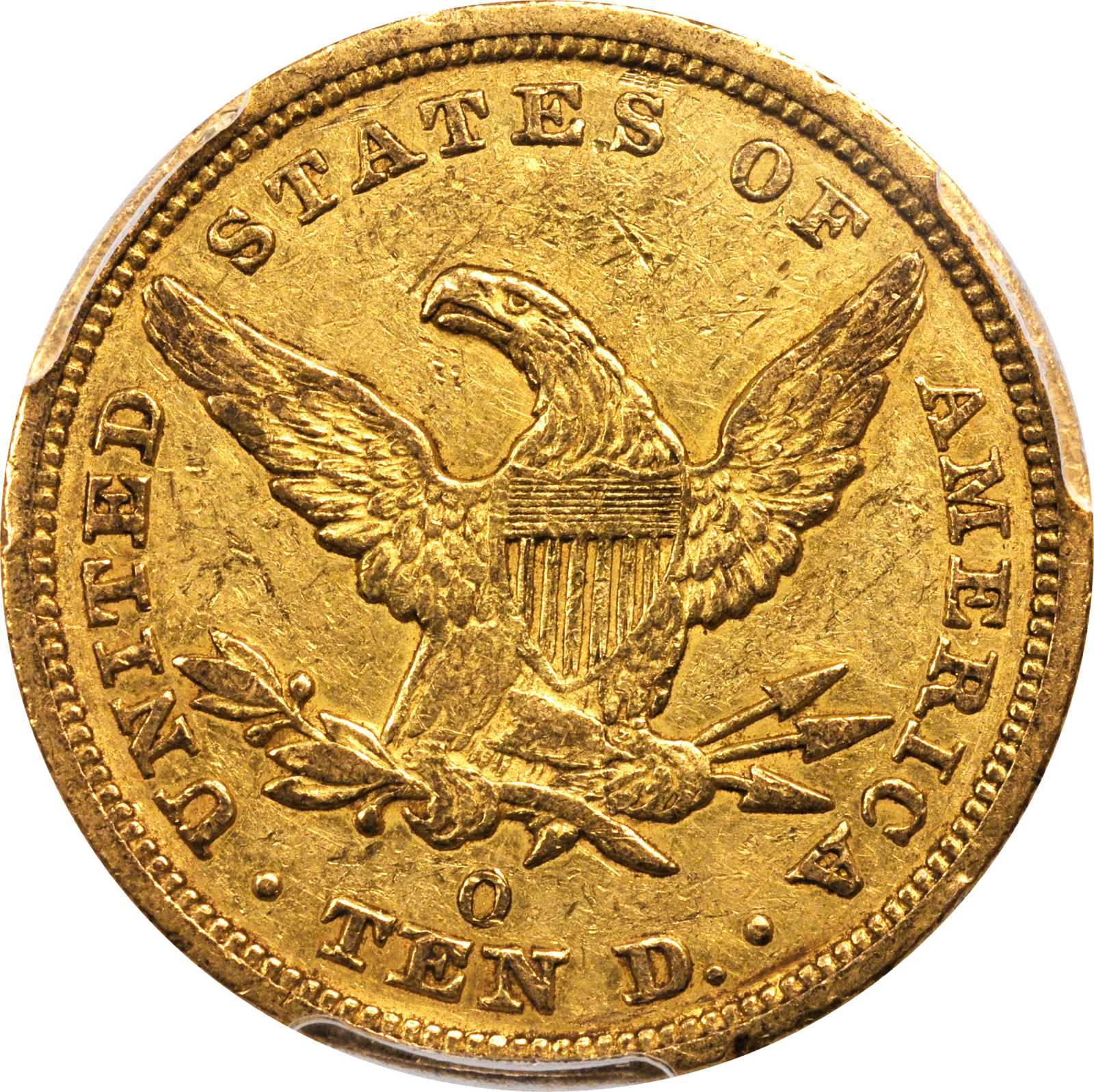 image for: 1846/'5'-O Liberty Head Eagle. Winter-3. EF-40 (PCGS). CAC.
