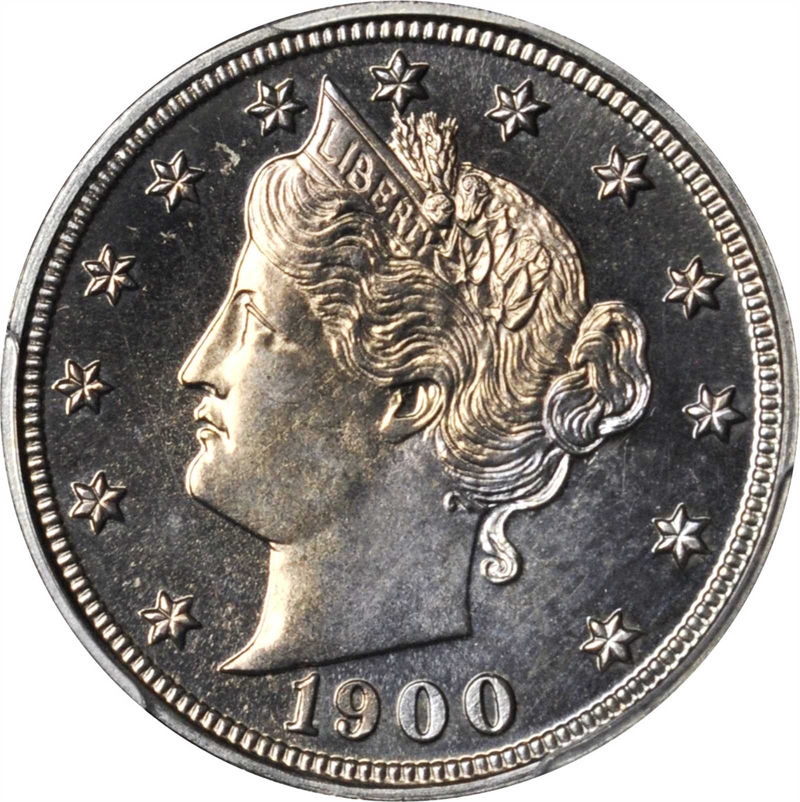 1900 Liberty Head Nickel. Proof-63 (PCGS).