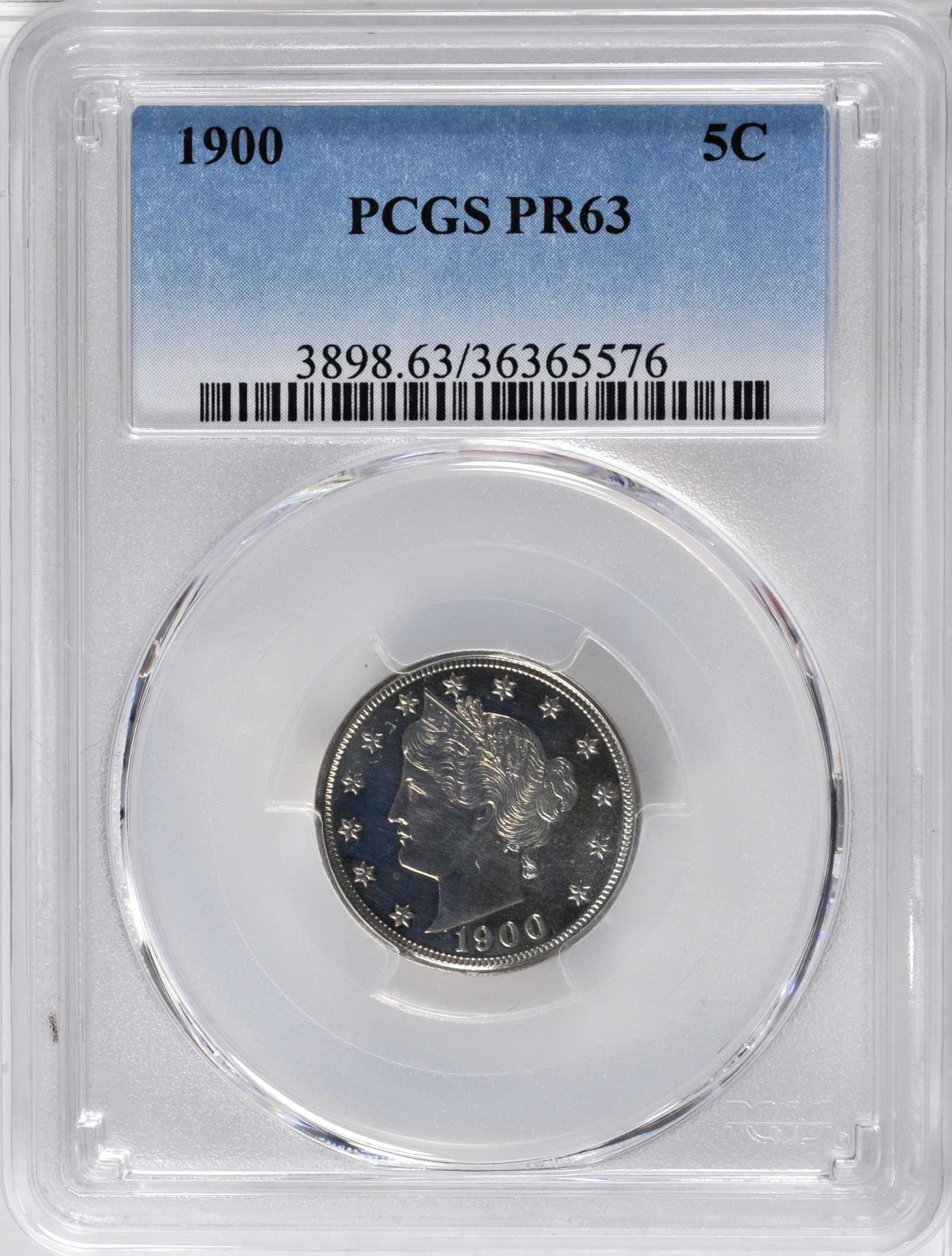 1900 5c AU50 CAC thumbnail 15