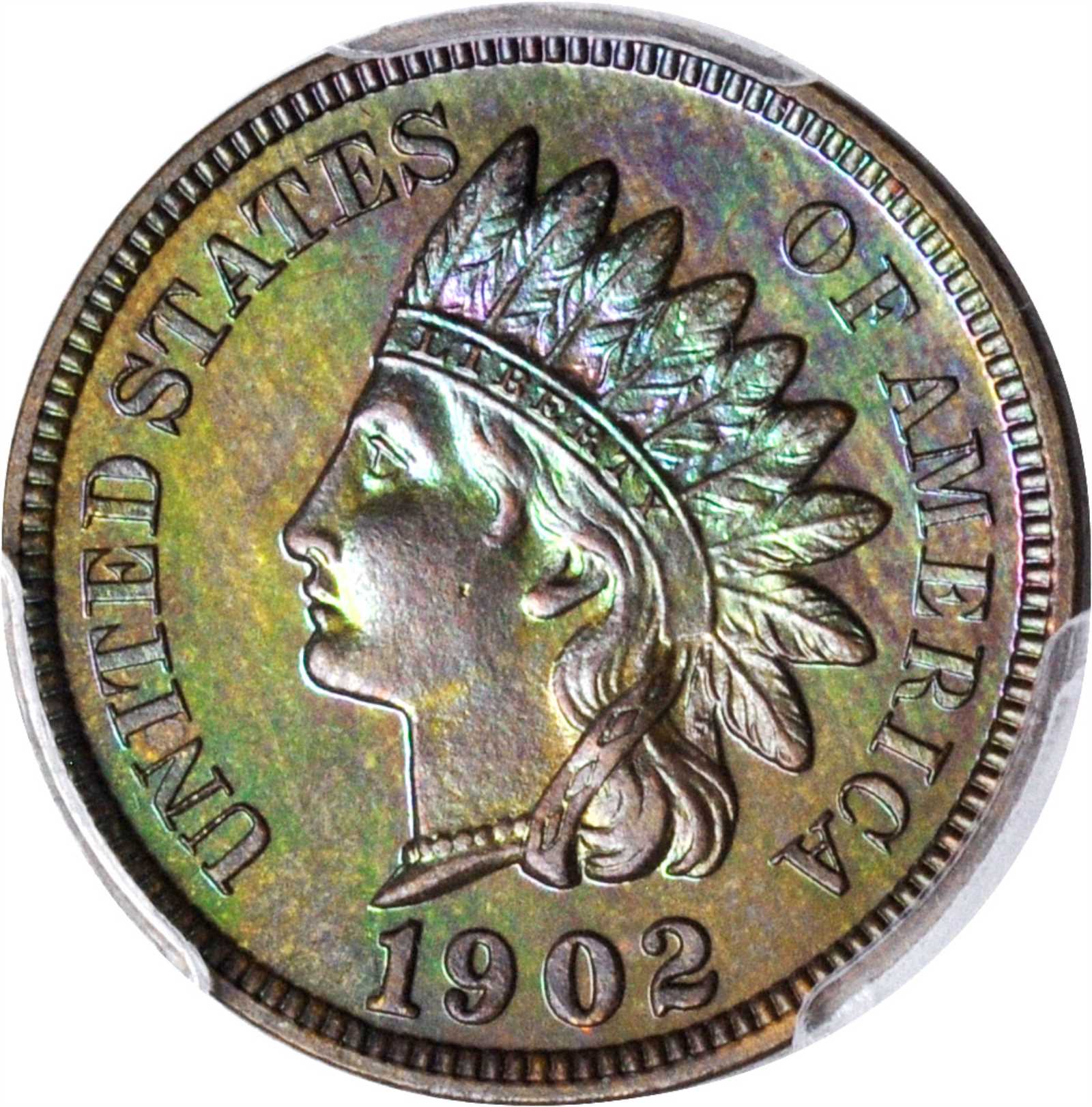 image for: 1902 Indian Cent. Proof-65 BN (PCGS).