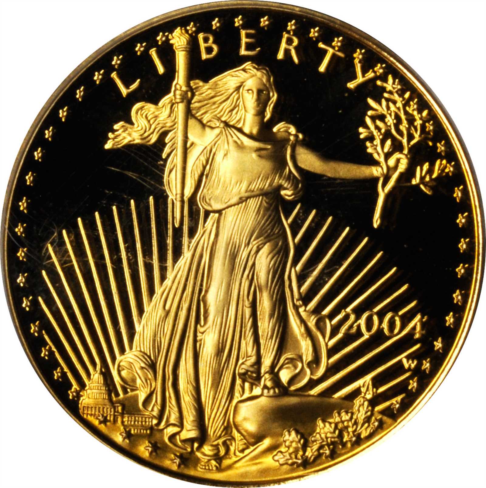 image for: Complete Set of 2004-W Gold Eagles. Proof-69 Deep Cameo (PCGS).