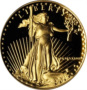 image for: 1987-P Half-Ounce Gold Eagle. Proof-69 Deep Cameo (PCGS).