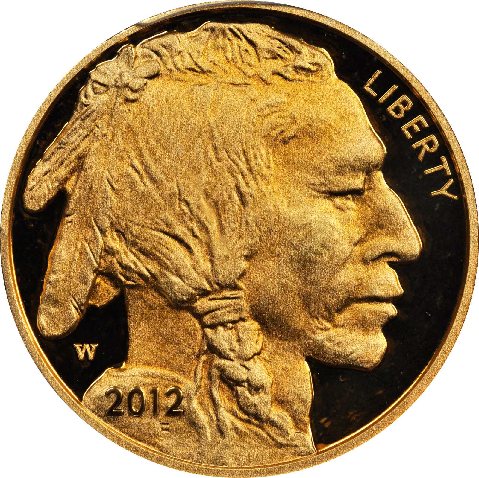 image for: 2012-W One-Ounce Gold Buffalo. Proof-70 Deep Cameo (PCGS).