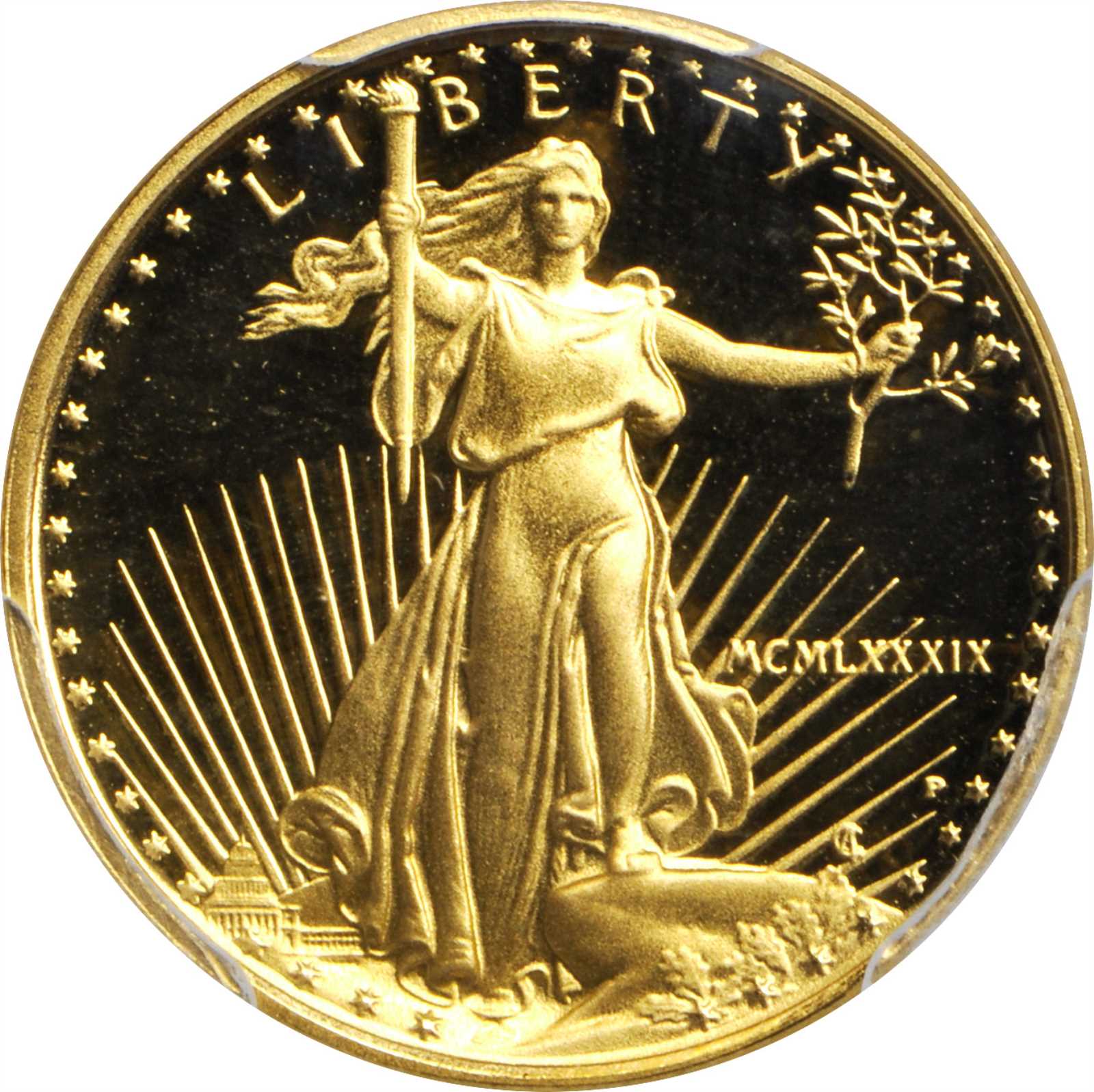 image for: 1989-P Tenth-Ounce Gold Eagle. Proof-69 Deep Cameo (PCGS).