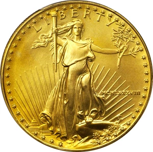 image for: 1988 One-Ounce Gold Eagle. MS-69 (PCGS).