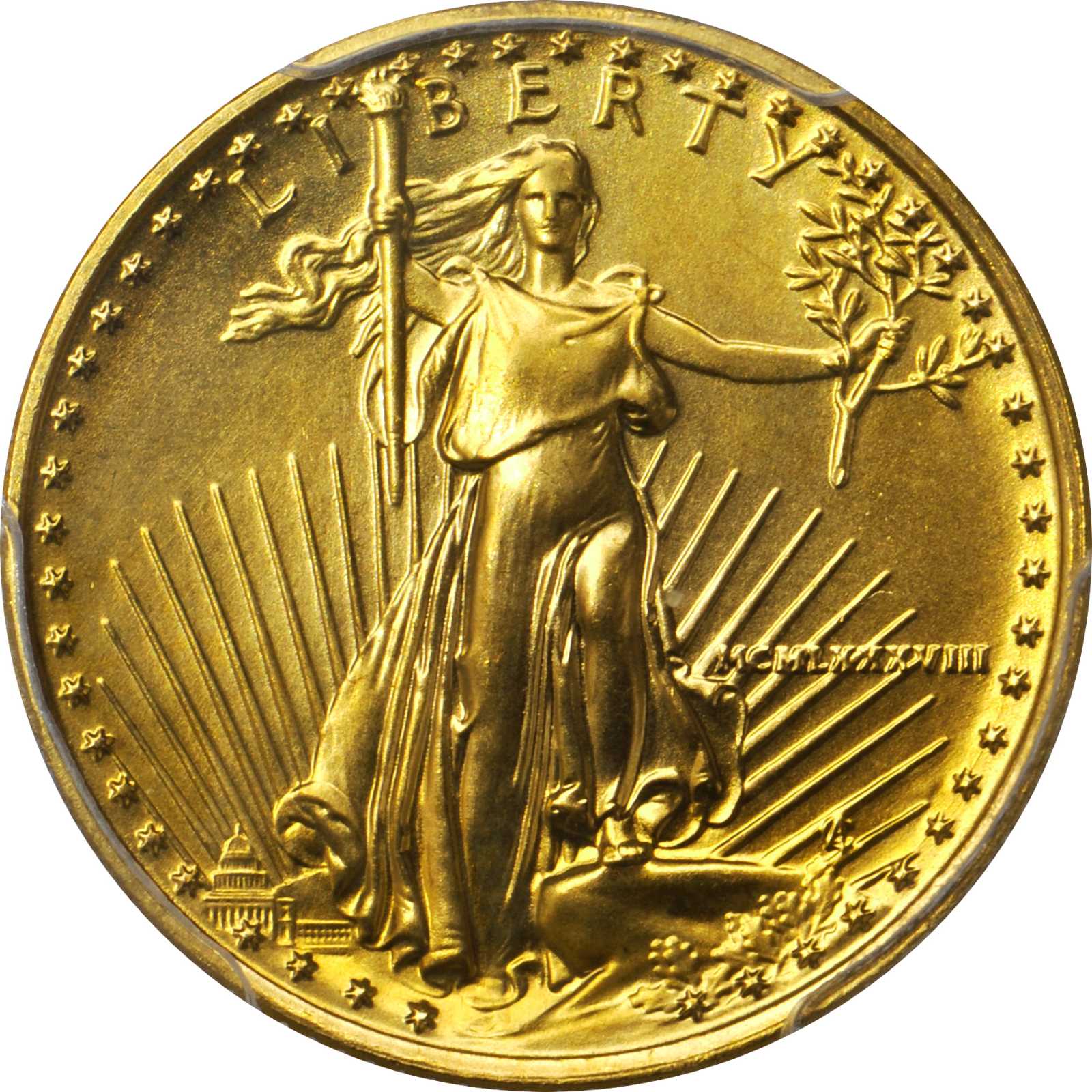 image for: 1988 Quarter-Ounce Gold Eagle. MS-69 (PCGS).