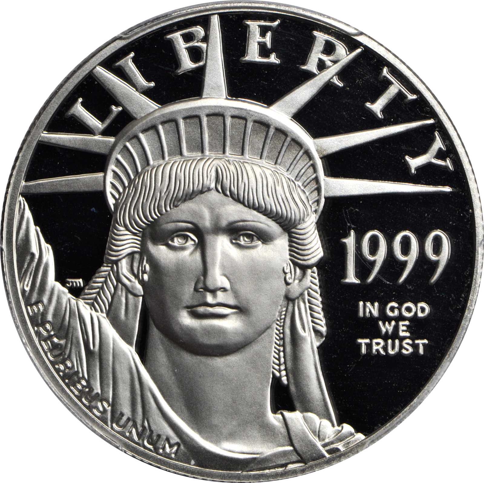 image for: 1999-W One-Ounce Platinum Eagle. Proof-69 Deep Cameo (PCGS).