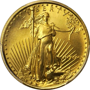 image for: 1991 Quarter-Ounce Gold Eagle. MS-69 (PCGS).