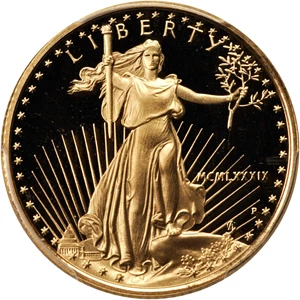 image for: 1989-P Quarter-Ounce Gold Eagle. Proof-69 Deep Cameo (PCGS).