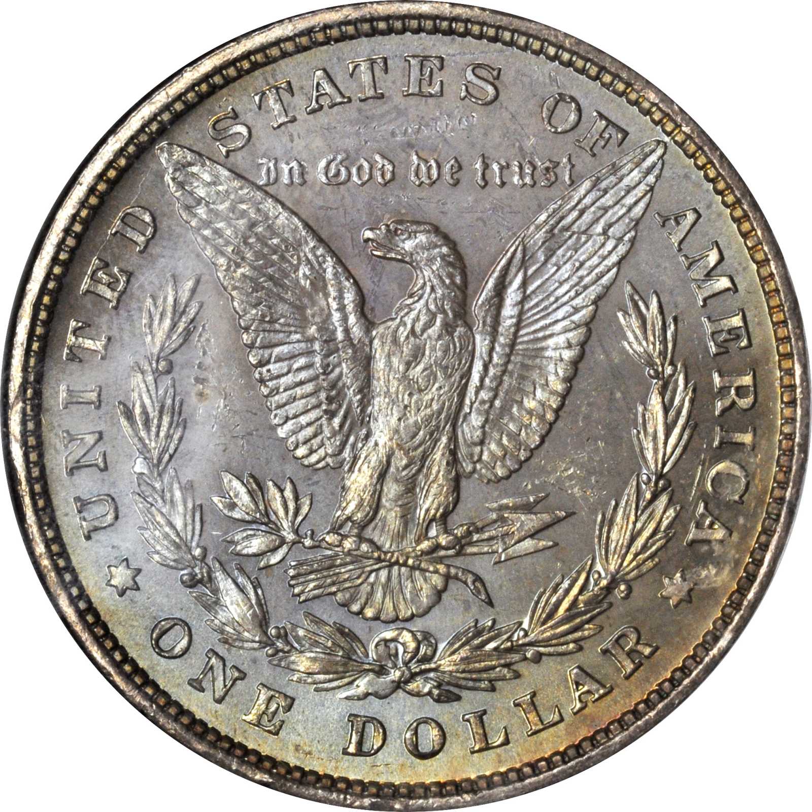 image for: 1878 Morgan Silver Dollar. 8 Tailfeathers. VAM-2. MS-62 (ANACS). OH.
