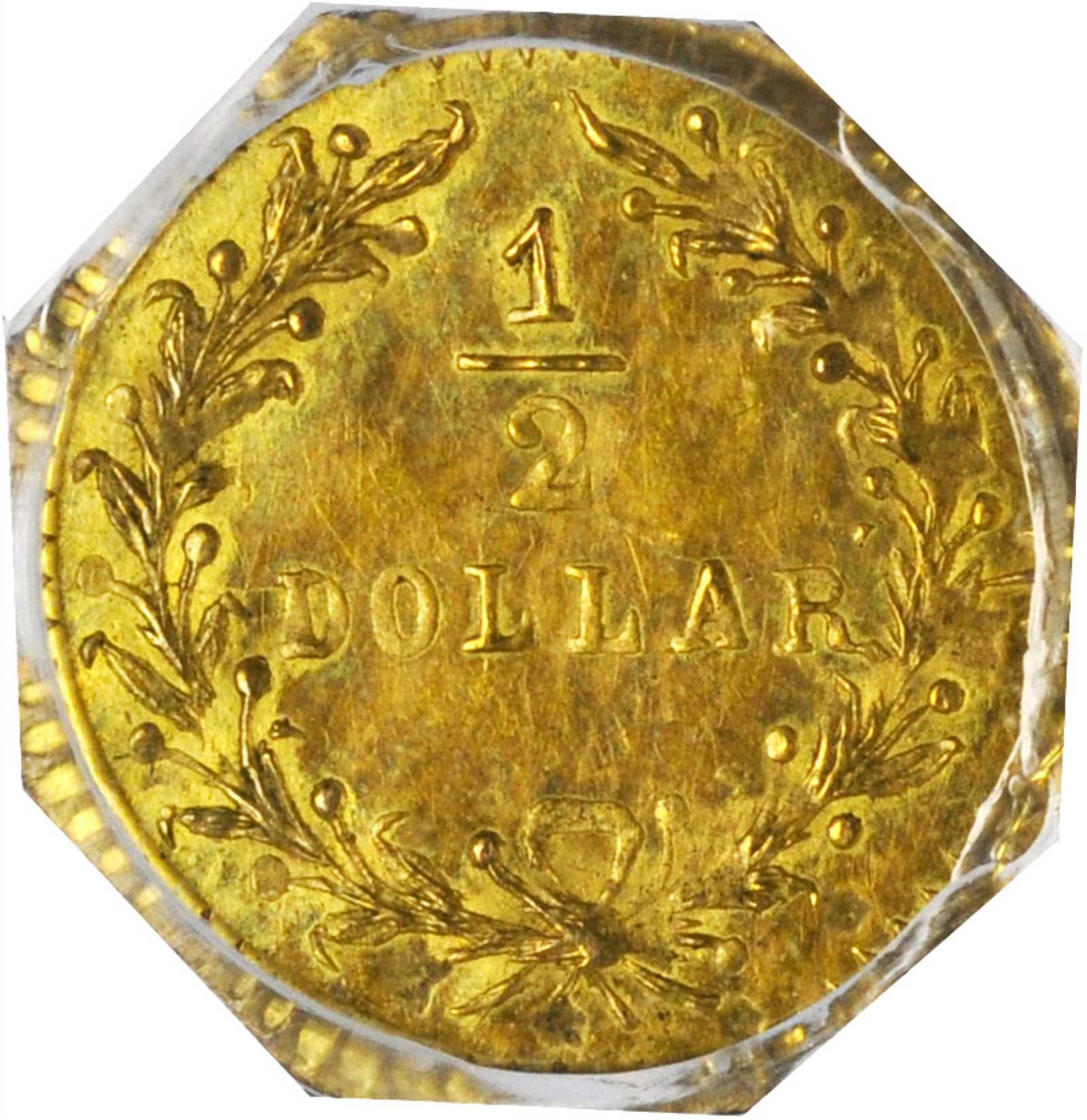 image for: 1880 Octagonal 50 Cents. BG-954. Rarity-4-. Indian Head. MS-63 (PCGS).