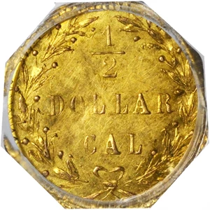 image for: 1875 Octagonal 50 Cents. BG-946. Rarity-4. Indian Head. MS-62 (PCGS).
