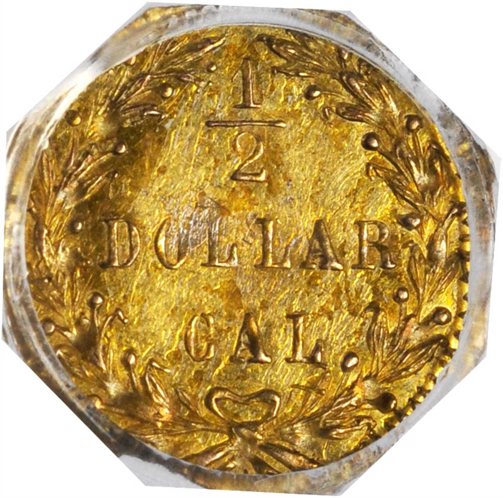 image for: 1874/3 Octagonal 50 Cents. BG-945. Rarity-4+. Indian Head. MS-62 (PCGS).