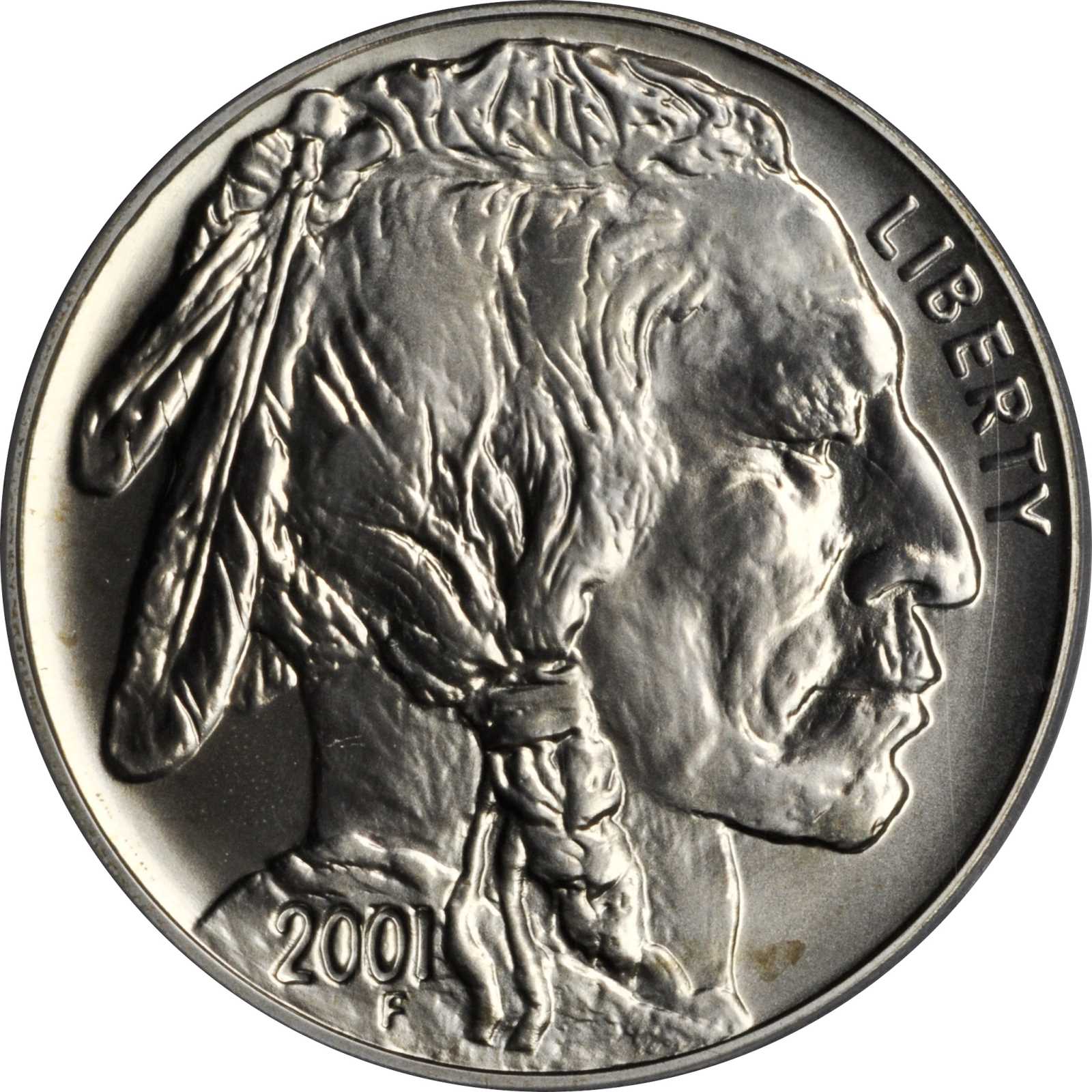 2001-D American Buffalo Silver Dollar. MS-68 (PCGS).