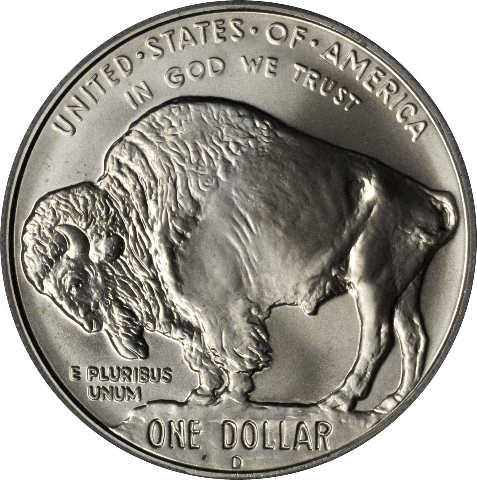 2001-D S$1 American Buffalo MS68 thumbnail 6