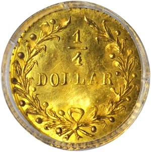 image for: 1878/6 Round 25 Cents. BG-883. Rarity-4+. Indian Head. MS-64 (PCGS).