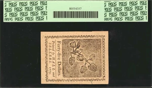 image for: CC-96. Continental Currency. January 14, 1779. $45. PCGS Currency Gem New 65 PPQ.
