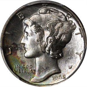 image for: 1942 Mercury Dime. MS-67+ (PCGS).