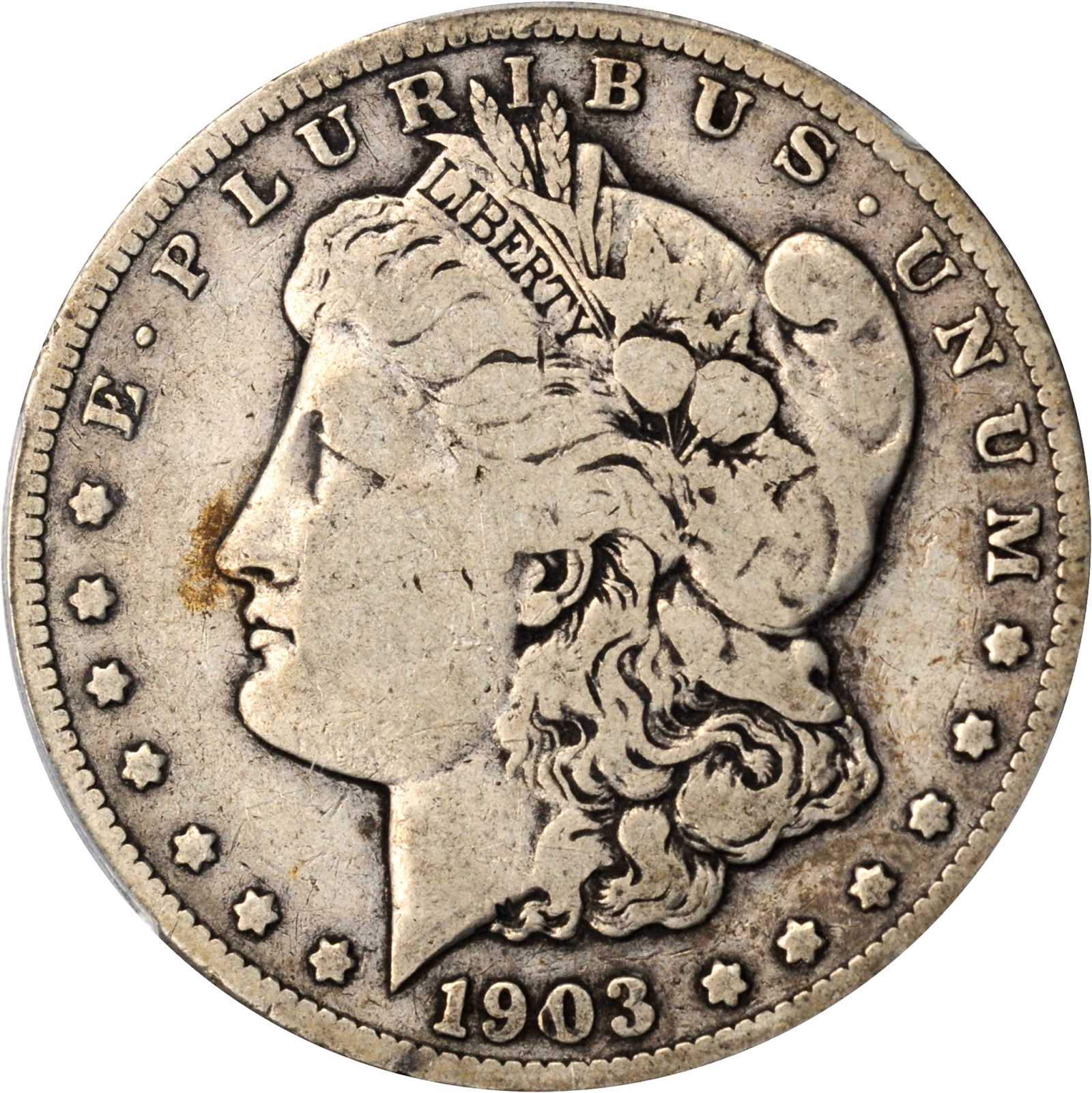 image for: 1903-S Morgan Silver Dollar. Micro S. VG-10 (PCGS).