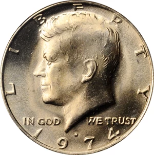 image for: 1974-D Kennedy Half Dollar. MS-67 (NGC).