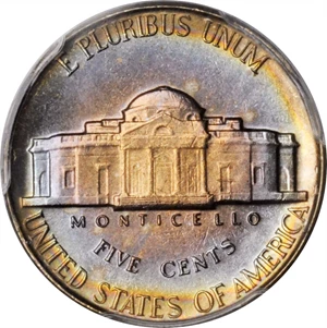 image for: 1947 Jefferson Nickel. MS-65 (PCGS).