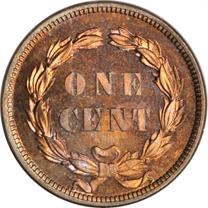 image for: 1859 Indian Cent. Snow-PR2. Proof-65 Cameo (PCGS).