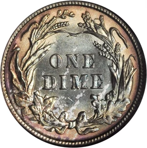 image for: 1904 Barber Dime. MS-66 * (NGC).