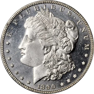 image for: 1890 Morgan Silver Dollar. MS-65 PL (PCGS).
