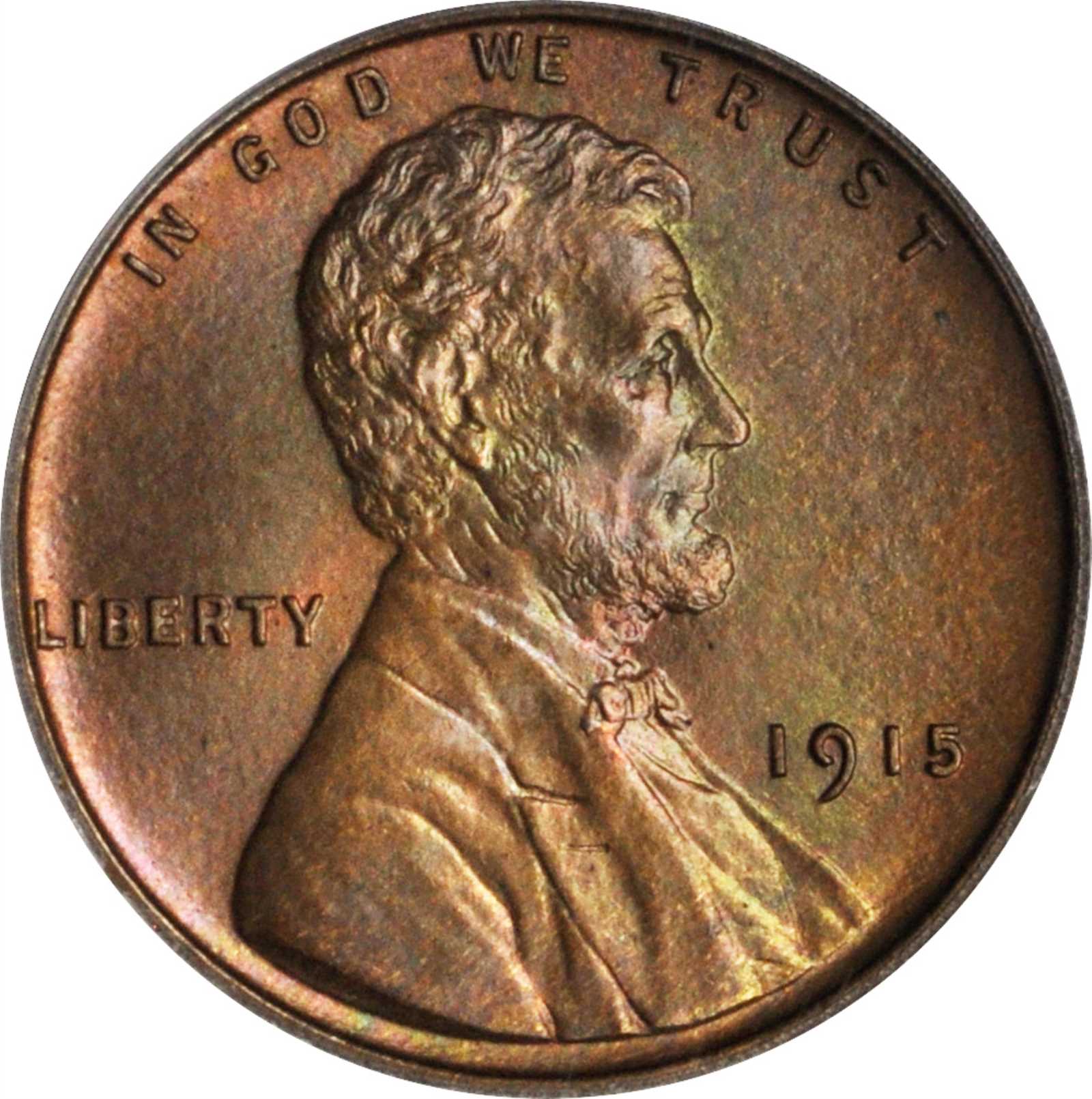 image for: 1915 Lincoln Cent. Proof-66 BN (PCGS).