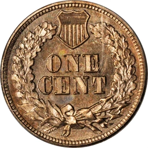 image for: 1863 Indian Cent. Snow-PR1. Proof-65 Cameo (PCGS).