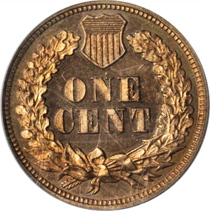 image for: 1864 Indian Cent. Copper-Nickel. Snow-PR1, the only known dies. Proof-66 Cameo (PCGS).