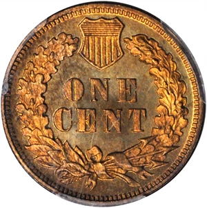 image for: 1879 Indian Cent. Snow-PR2. Proof-66 RD Cameo (PCGS).