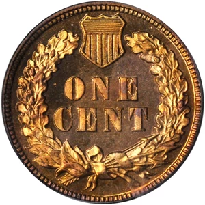 image for: 1888 Indian Cent. Snow-PR3. Proof-65 RD (PCGS).