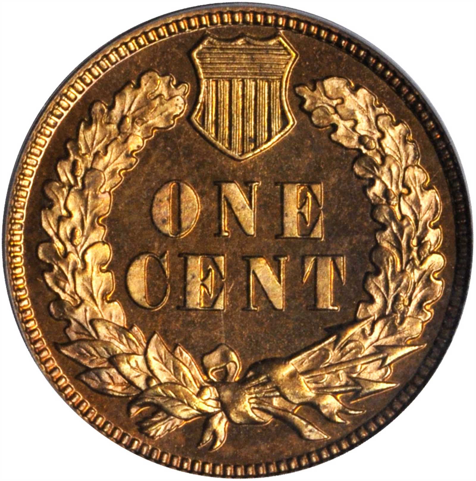 image for: 1892 Indian Cent. Snow-PR4. Proof-65 RD Cameo (PCGS).