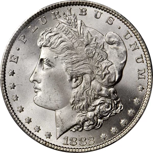 image for: 1882 Morgan Silver Dollar. MS-67 (PCGS).