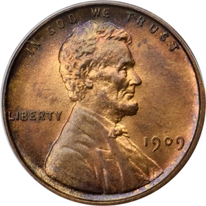 image for: 1909 Lincoln Cent. V.D.B. Proof-65 RB (PCGS). OGH.