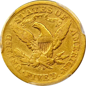 image for: 1870-CC Liberty Head Half Eagle. VF-20 (PCGS).