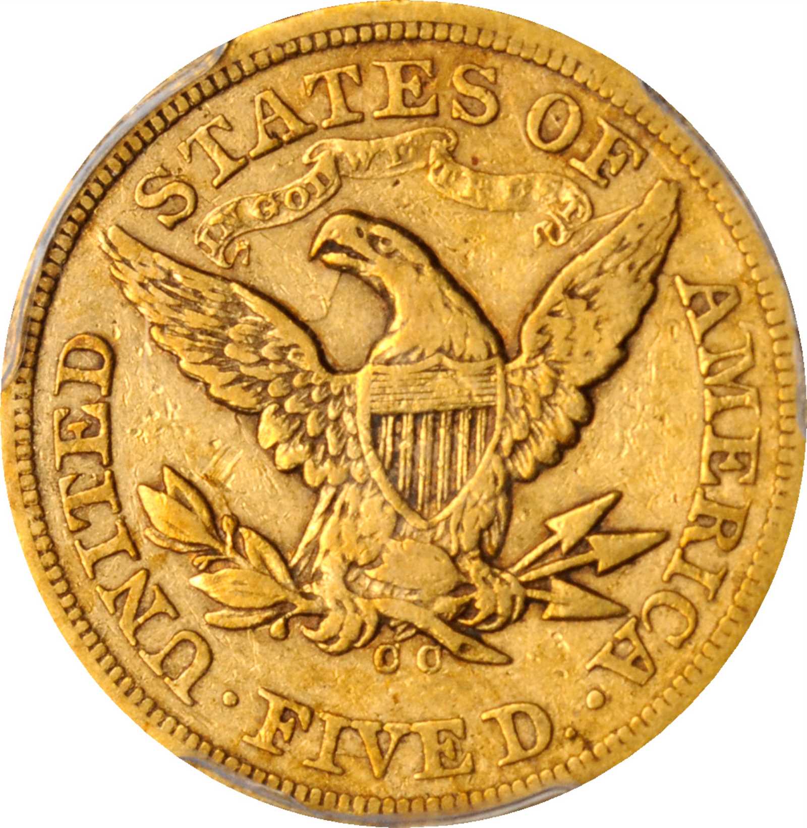 image for: 1871-CC Liberty Head Half Eagle. VF-30 (PCGS).