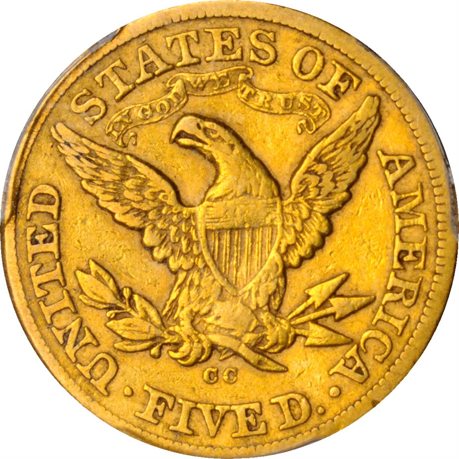 image for: 1873-CC Liberty Head Half Eagle. VF-30 (PCGS).