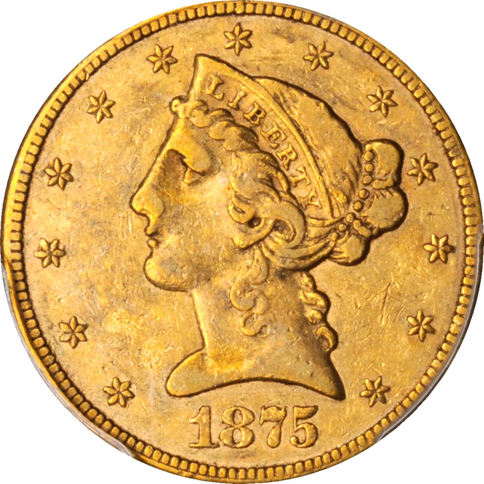 image for: 1875-CC Liberty Head Half Eagle. VF-35 (PCGS). CAC.