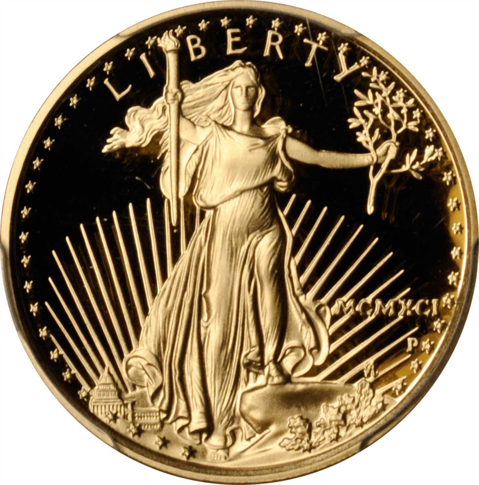 image for: 1991-P Quarter-Ounce Gold Eagle. Proof-69 Deep Cameo (PCGS).