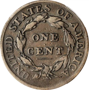 image for: 1809 Classic Head Cent. S-280, the only known dies. Rarity-2. VG-8 (PCGS).