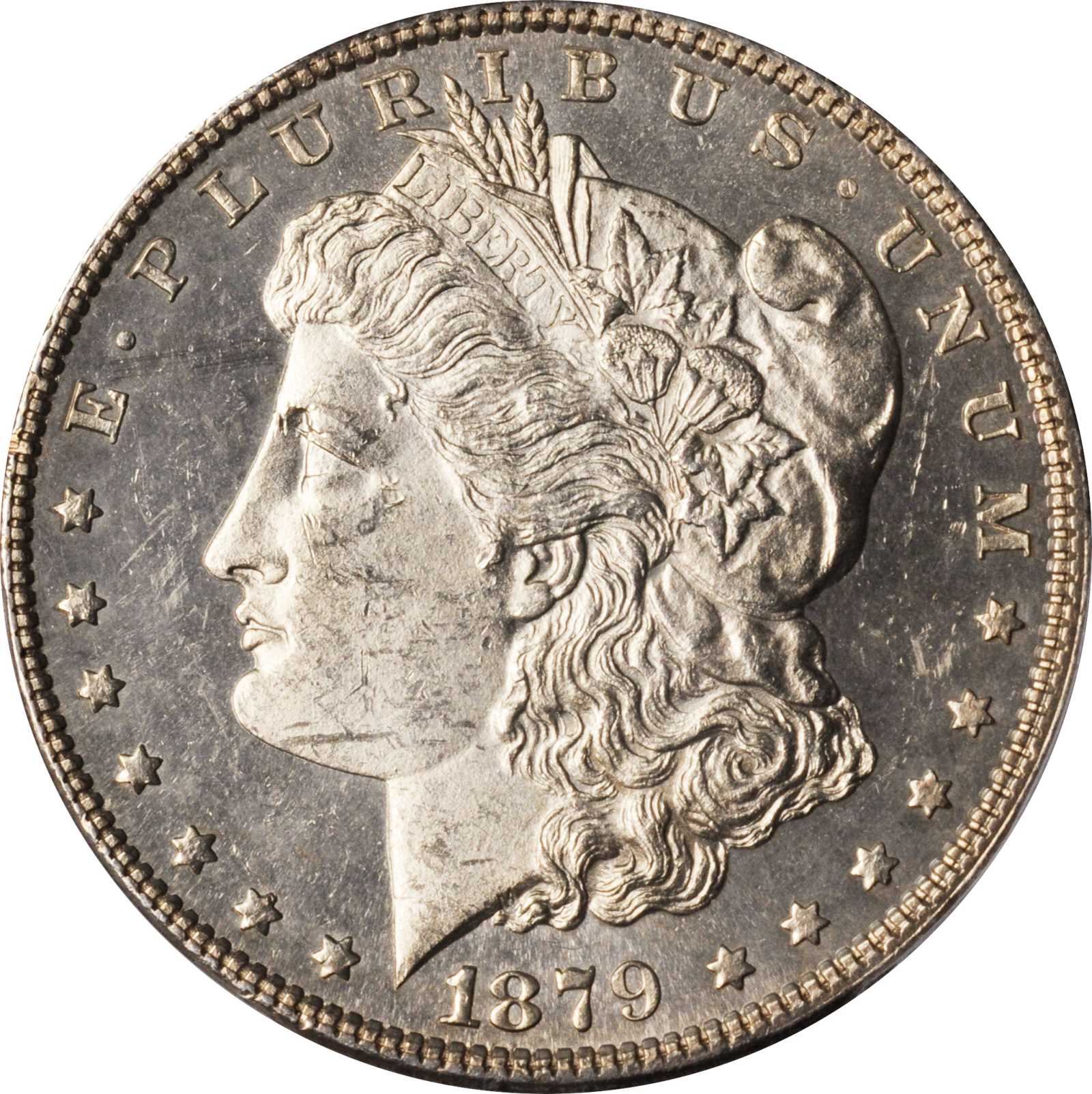 image for: 1879 Morgan Silver Dollar. MS-63 PL (PCGS).