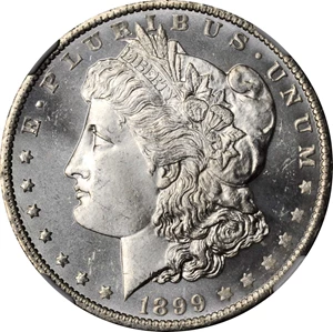 image for: 1899-O Morgan Silver Dollar. MS-64 PL (NGC).