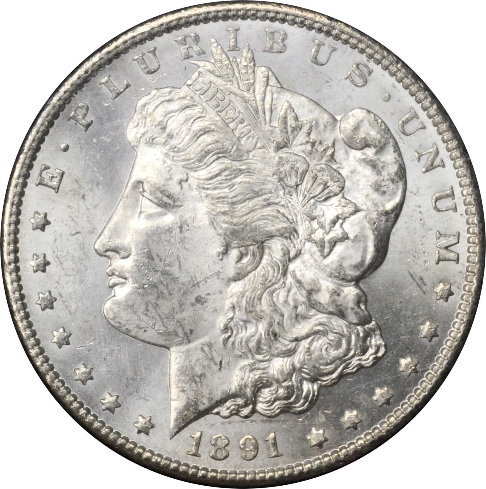 image for: 1891-CC GSA Morgan Silver Dollar. MS-61 (PCGS).