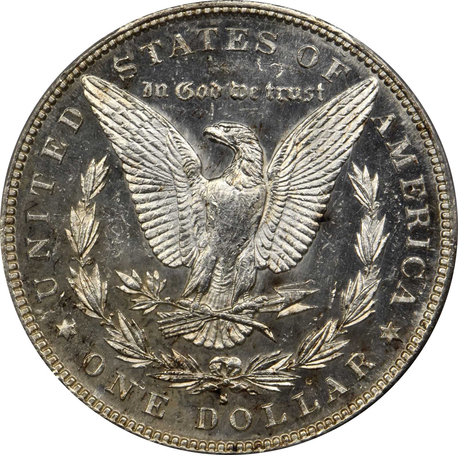 image for: 1889-S Morgan Silver Dollar. MS-64 PL (PCGS).